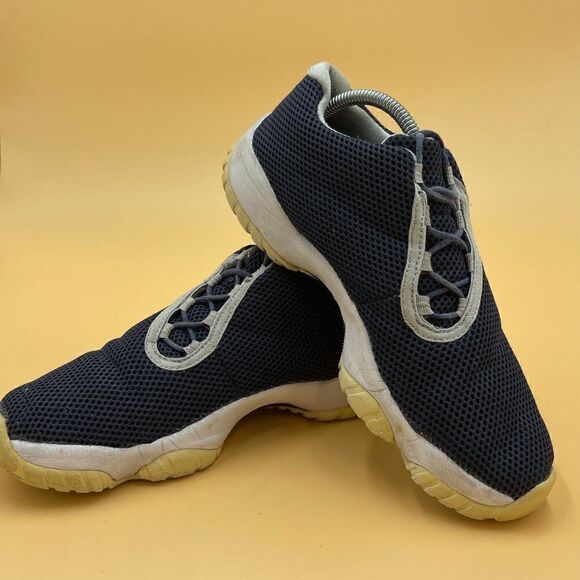 Nike Jordan Mens Midnight Navy Sneaker Shoes Sz 8 - Picture 3 of 5